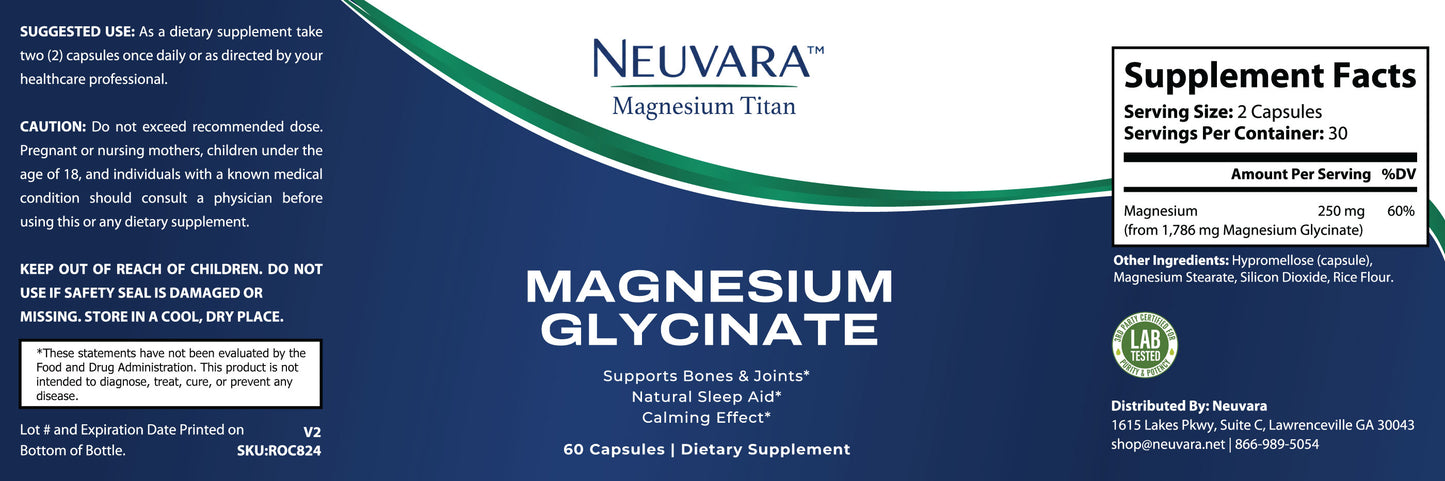 neuvara magnesium titan - magnesium glycinate