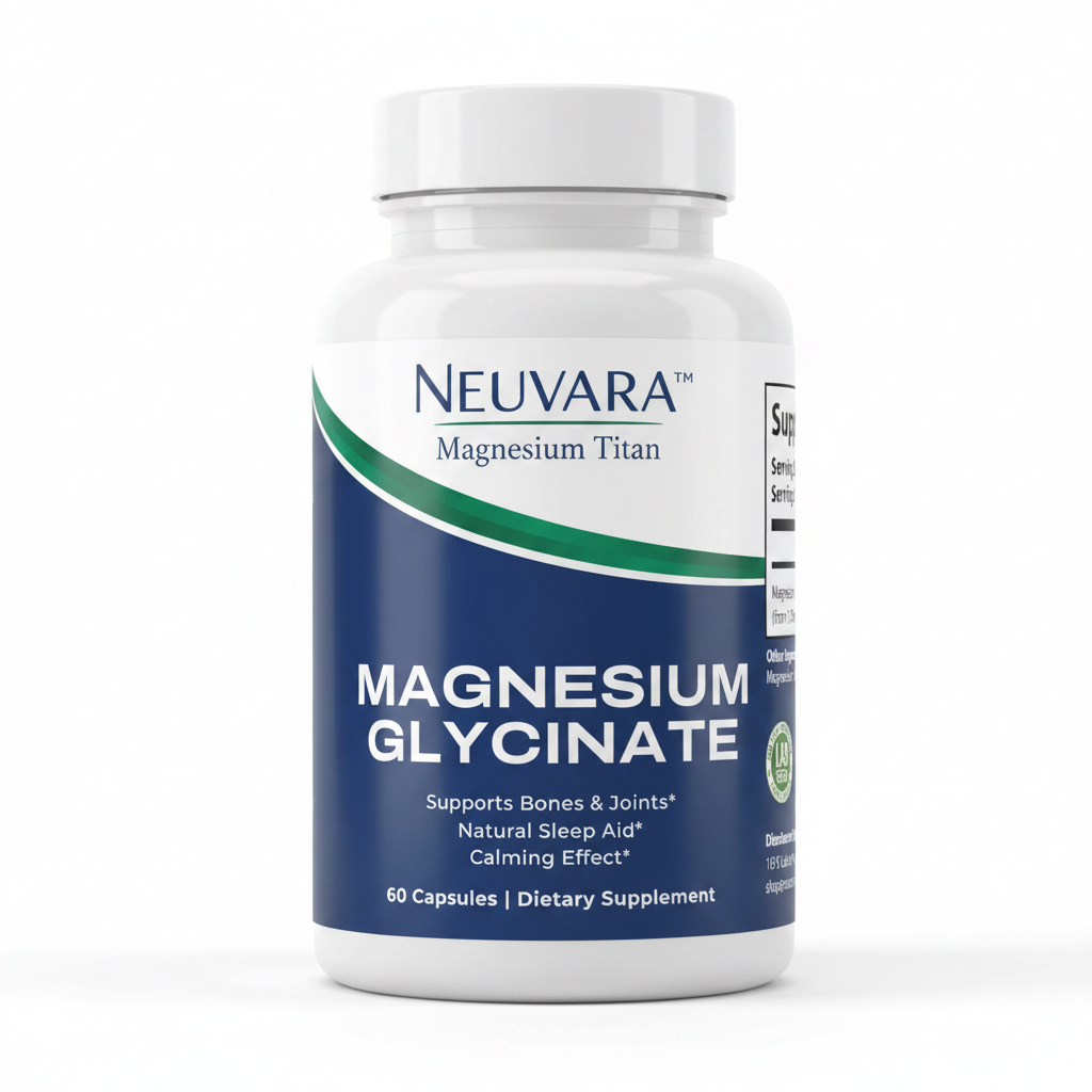 NEUVARA Magnesium Titan magnesium glycinate supplement bottle