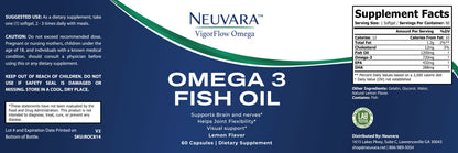 Neuvara VigorFlow Omega - Omega 3 Fish Oil