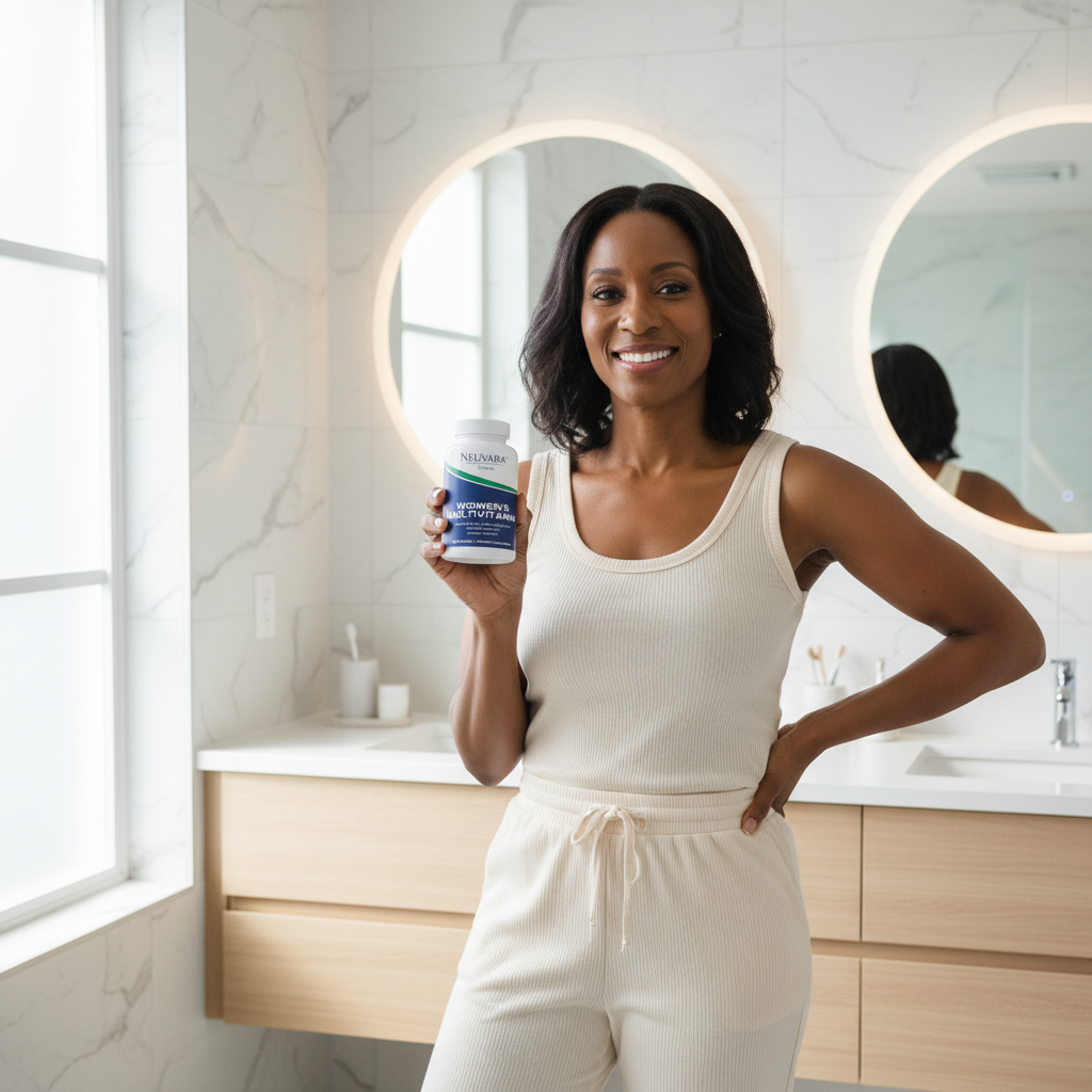 Elevate - Black Woman Bathroom